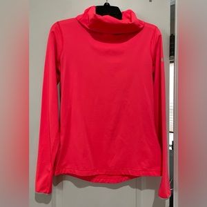 Coral Nike dri-fit reflective sweater medium